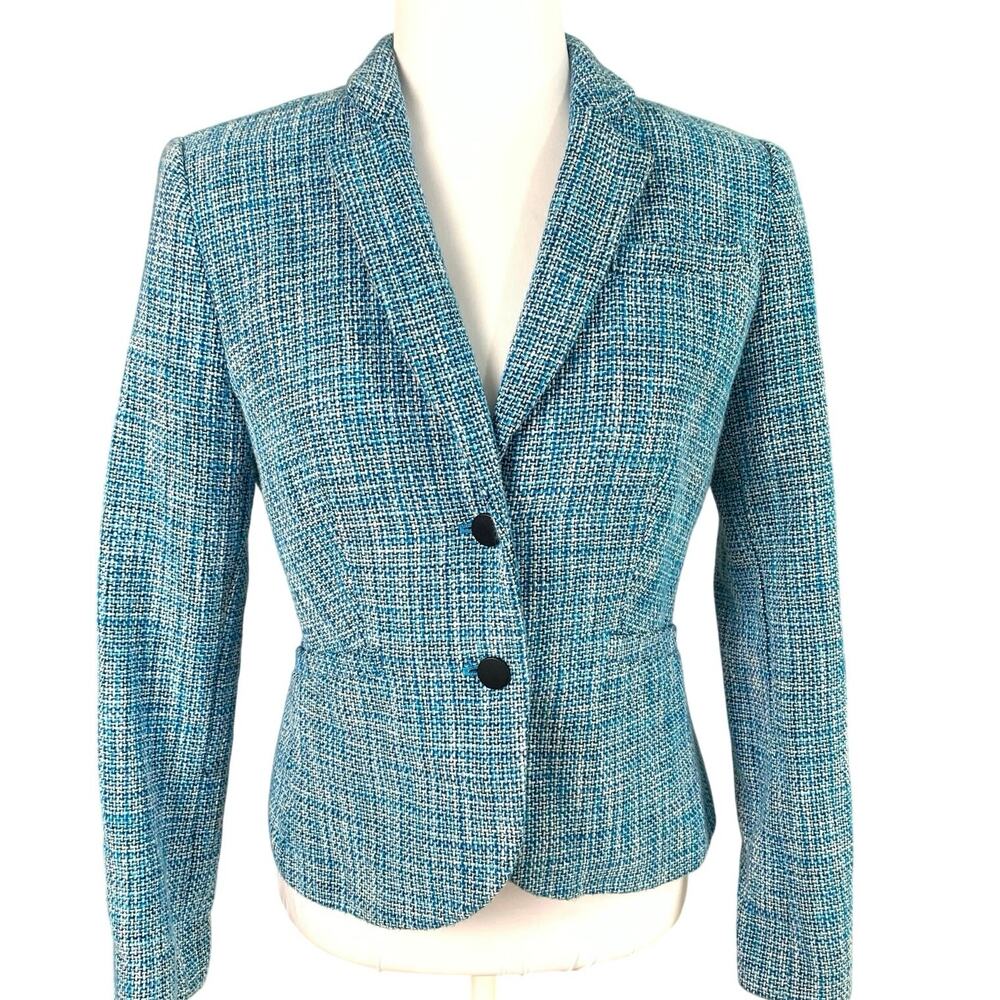 Calvin Klein Women's Two Button Blazer Black Size 6